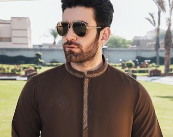 Pakistan Indian Men Kameez Shalwar  Collection, Simple and Decent , Best choice for Men, Classic 2 pieces Shalwar Kameez, Premium fabric.