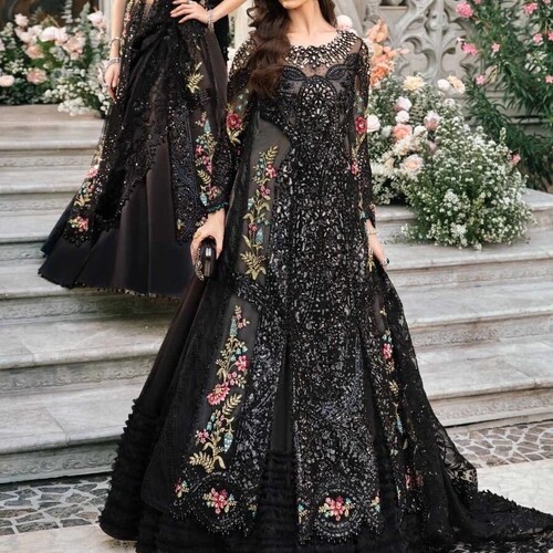 heavy embroidered dresses Santa Maria Oaxaca Dress