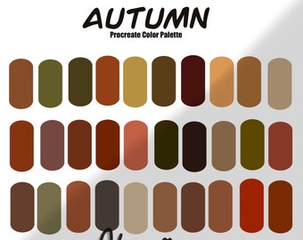 Paleta de cores Procreate, Autumn Vibe, Autumn, Color Swatches, Halloween, Procreate, 2022 Fall Colors