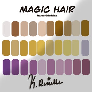 Procreate Color Palette, Color Swatches, Digital Download