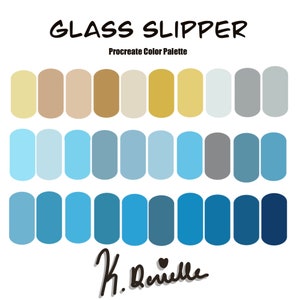 Procreate Color Palette, Color Swatches, Digital Download