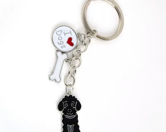 Poodle Puppy Key Chain