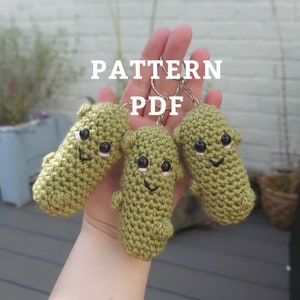 Crochet Pattern - Cute Crochet Pickle (English PDF)