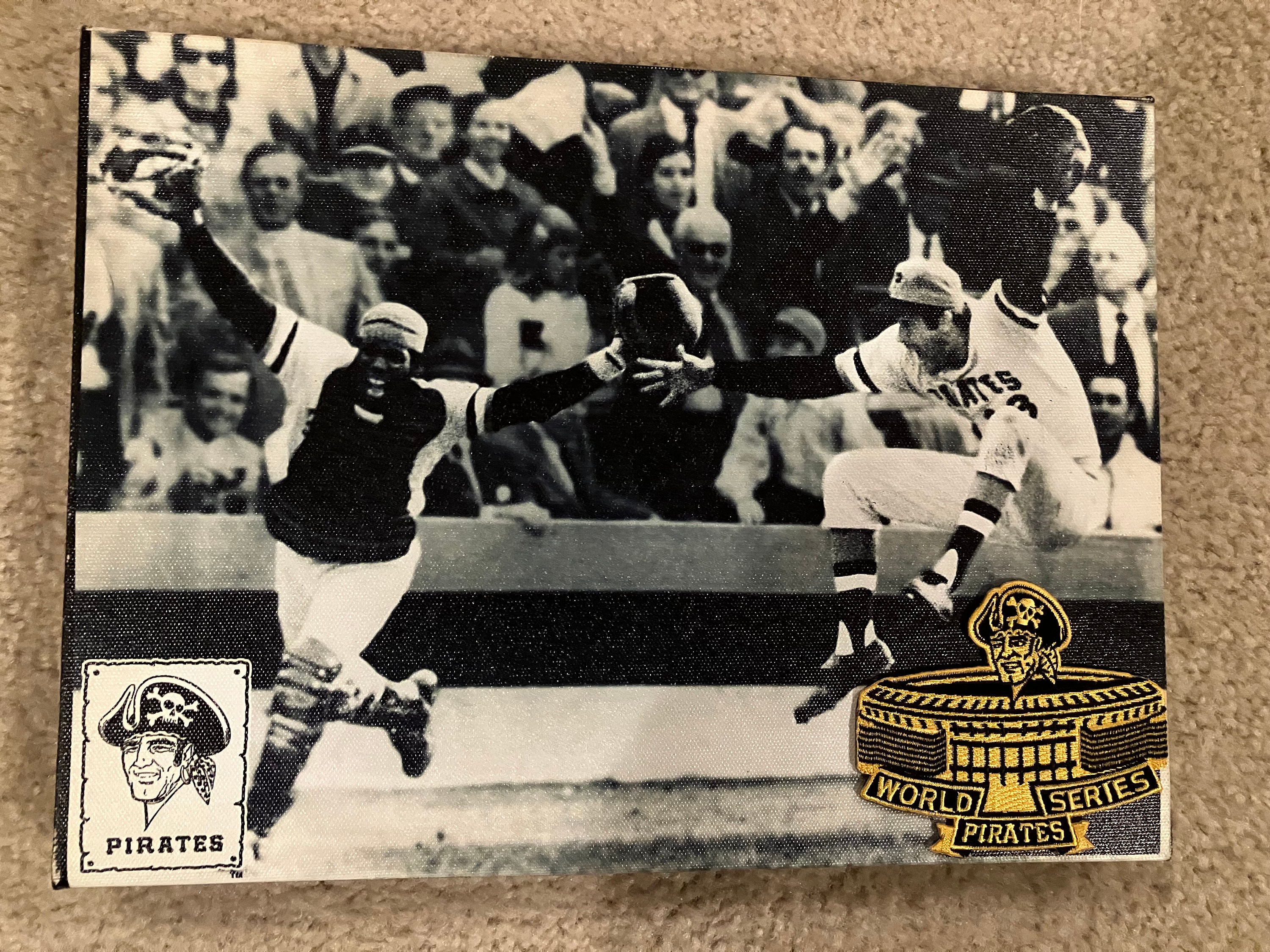 Pittsburgh Pirates 1971 World Series Canvas Print With Patch - Etsy