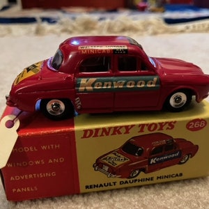 Dinky Toys Renault Dauphine minicab #268 with original box