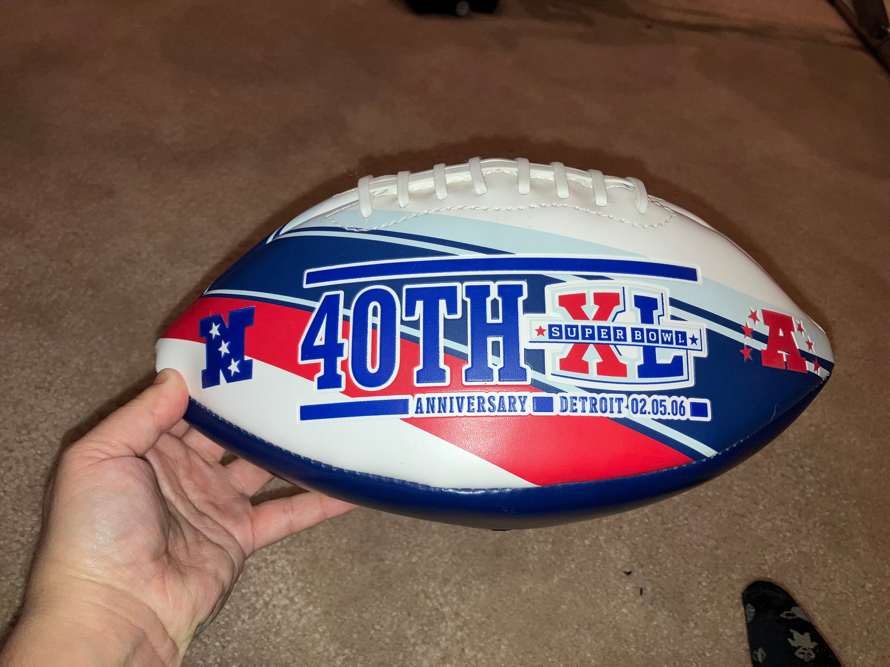 Pittsburgh Steelers 40th Anniversary Superbowl XL football