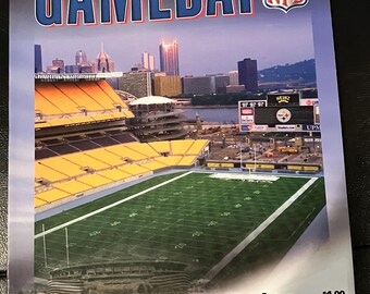 Steelers Edition Gameday Program Steelers vs Lions 2001