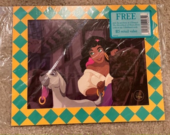 Hunchback of Notre Dame 1996 Lithograph with Esmeralda and Djali
