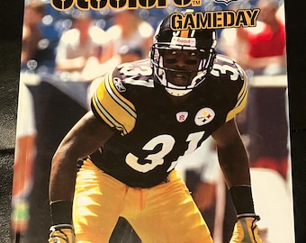 Steelers Gameday Program Steelers vs Vikings with Mike Logan on Cover
