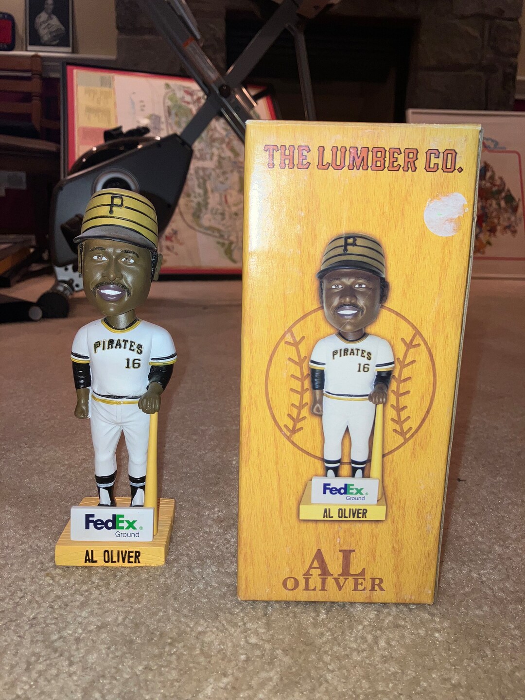 Pittsburgh Pirates Al Oliver Bobblehead From the Lumber Co. Etsy