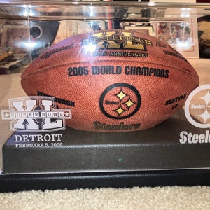 Pittsburgh Steelers vs Seattle Seahawks Superbowl XL Limited Edition of 1000 Wilson Football