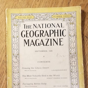 National Geographic Magazine September 1924