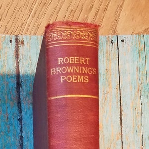 Robert Brownings Poems Hardcover Buch Thomas Crowell Verlag 1896