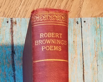 Robert Brownings Poems Hardcover Buch Thomas Crowell Verlag 1896