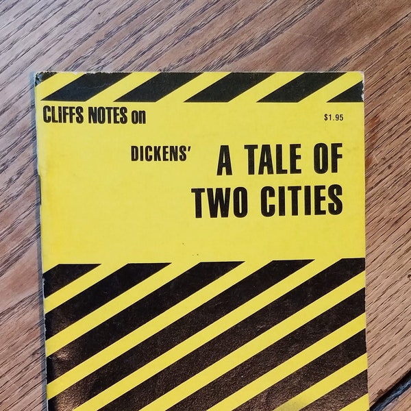 A Tale of Two Cities Dickens Cliff Notes 1969