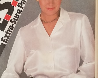 Patrón de costura para blusa de mujer Simplicity 5222, 1981