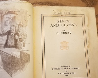 Sixes And Sevens O. Henry Hardback Book 1923