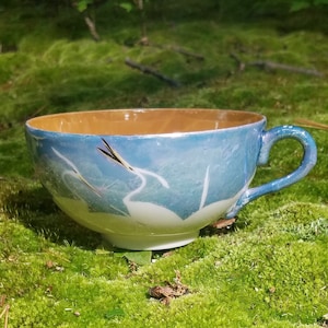 Vintage Asian Lustreware Tea Cup Japan