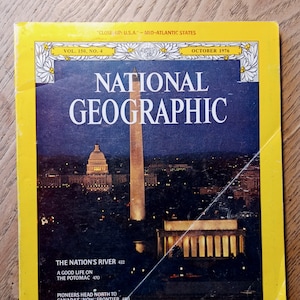National Geographic Magazine Octobre 1976 Vol 150 No 4 La rivière des Nations