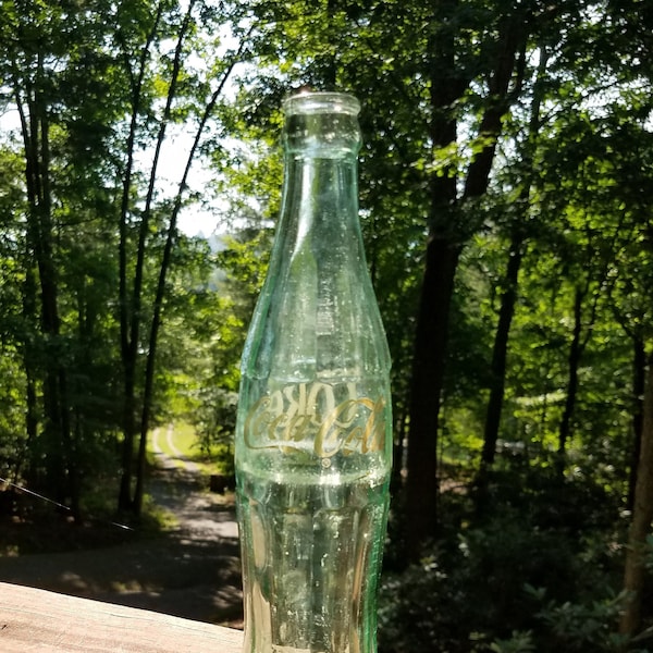 Vintage Coca Cola Fles Aqua Mobile Alabama