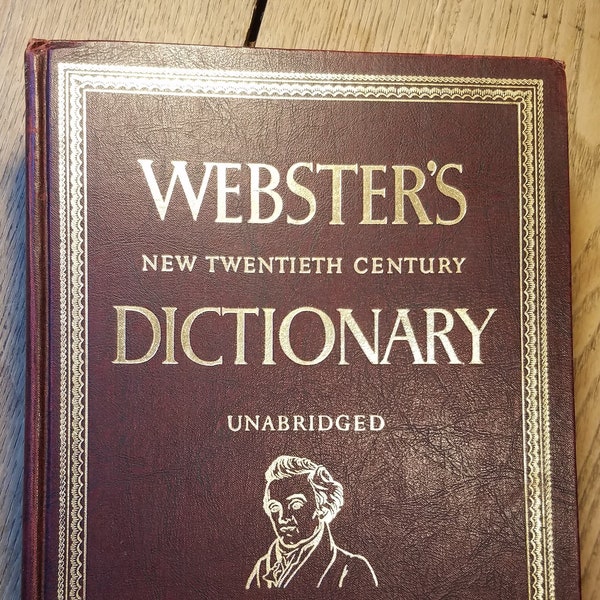 Antique Websters Dictionary Second Edition Volume II 1970