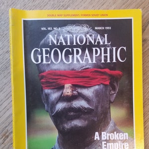 National Geographic Magazine March 1993 Vol 183 No 3 Russia