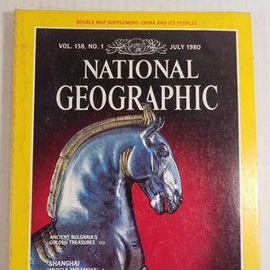 National Geographic Magazine 1980 Ancient Bulgaria&#39;s Golden Treasures