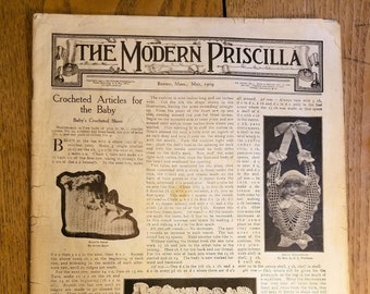 Vintage Magazin The Modern Priscilla May 1909