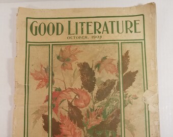 Antiek tijdschrift Goed literatuurtijdschrift 1904