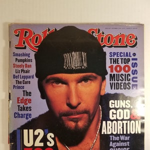 Rolling Stone Magazine U2&#39;sThe Edge 1993