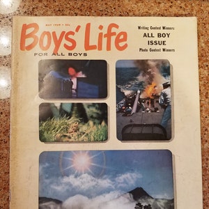 Antique Boy Scouts Boy&#39;s Life Magazine May 1959