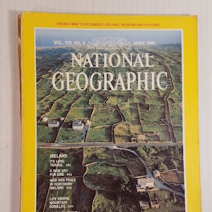National Geographic Magazine 1981 April Ireland