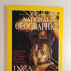 National Geographic Magazine Inca Sacrifice 1999