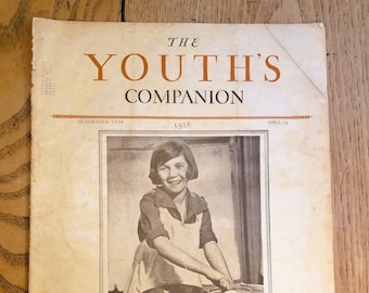 Vintage tijdschrift The Youth's Companion 1926 april