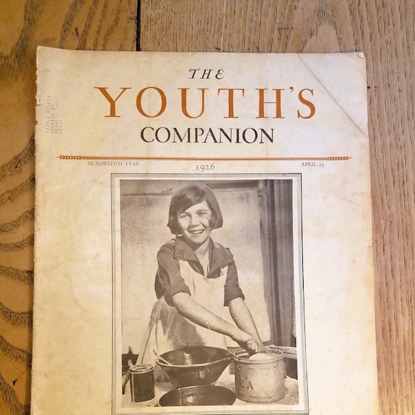 Vintage Magazine The Youth's Companion 1926 April