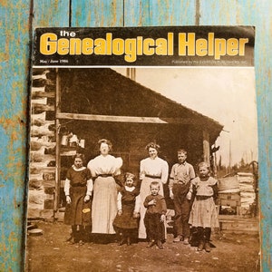The Genealogical Helper May June Paperback Book 1986