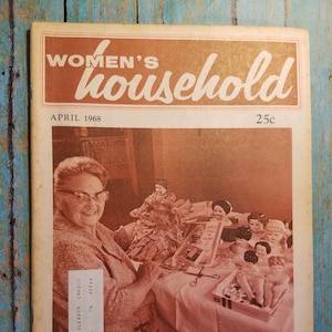 Antique Women&#39;s Household Magazine April 1968