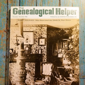 The Genealogical Helper Magazine  November December 1986