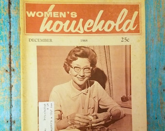Vintage Women&#39;s Household Magazine December1968