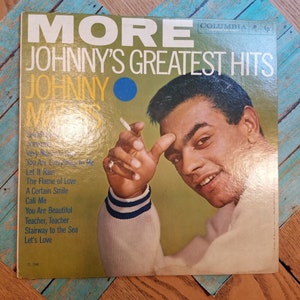 Johnny Mathis MORE Johnny&#39;s Greatest Hits Full Vinyl Album 1959