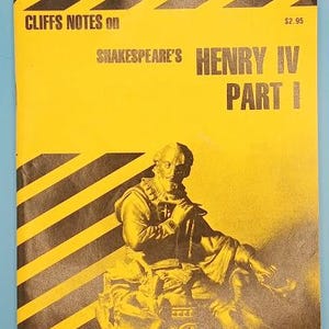 Notatki klifowe na temat Henryka IV Szekspira, część 1, broszura 1971