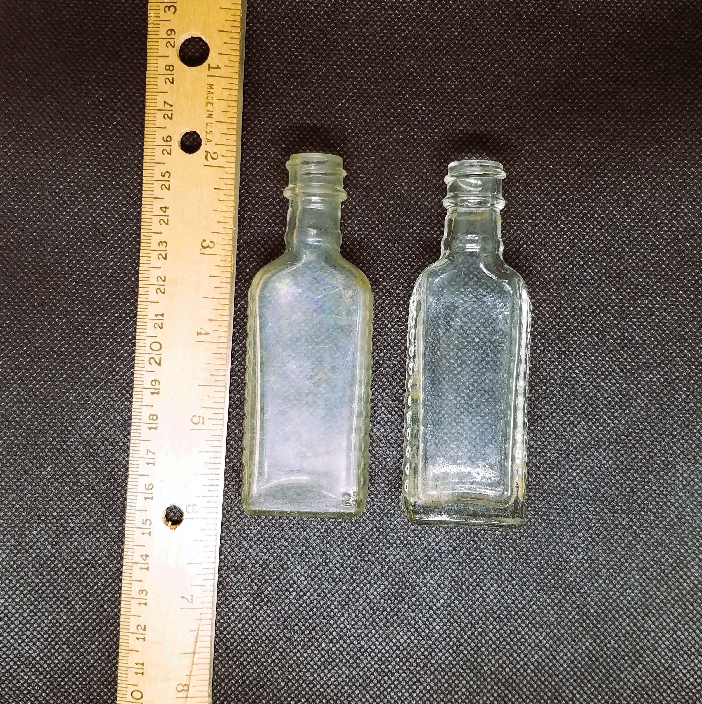 Antique Glass Bottles Sauers Extract Clear Glass Etsy