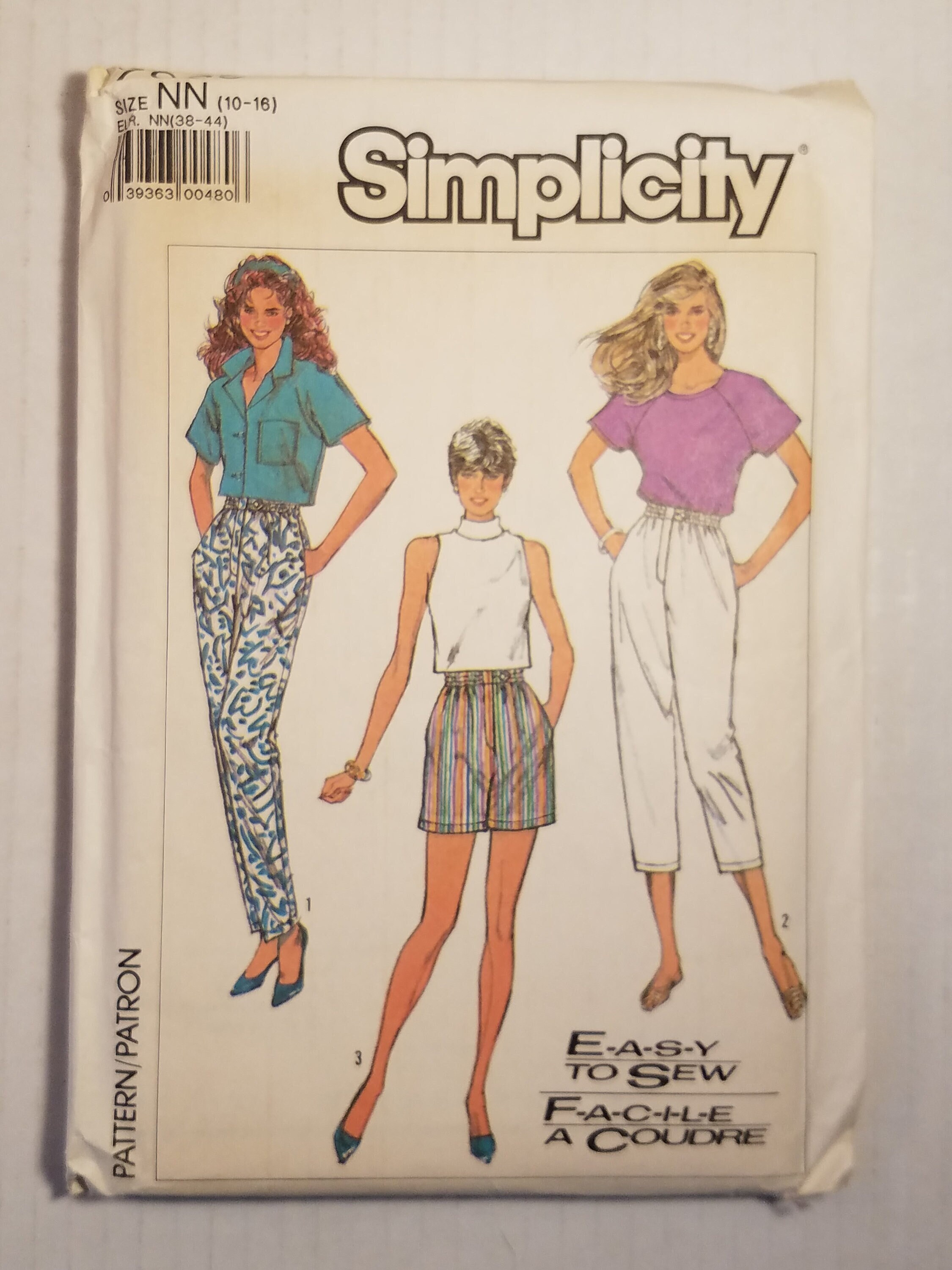 7669 Vintage McCalls SEWING Pattern Misses Jacket Skirt Pants UNCUT Career  OOP