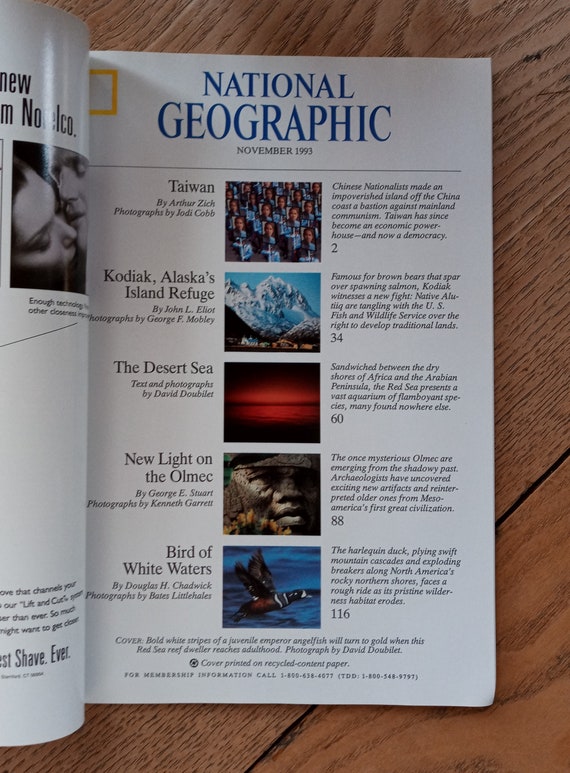 National Geographic Magazine November 1993 Vol 184 No 5 the Red