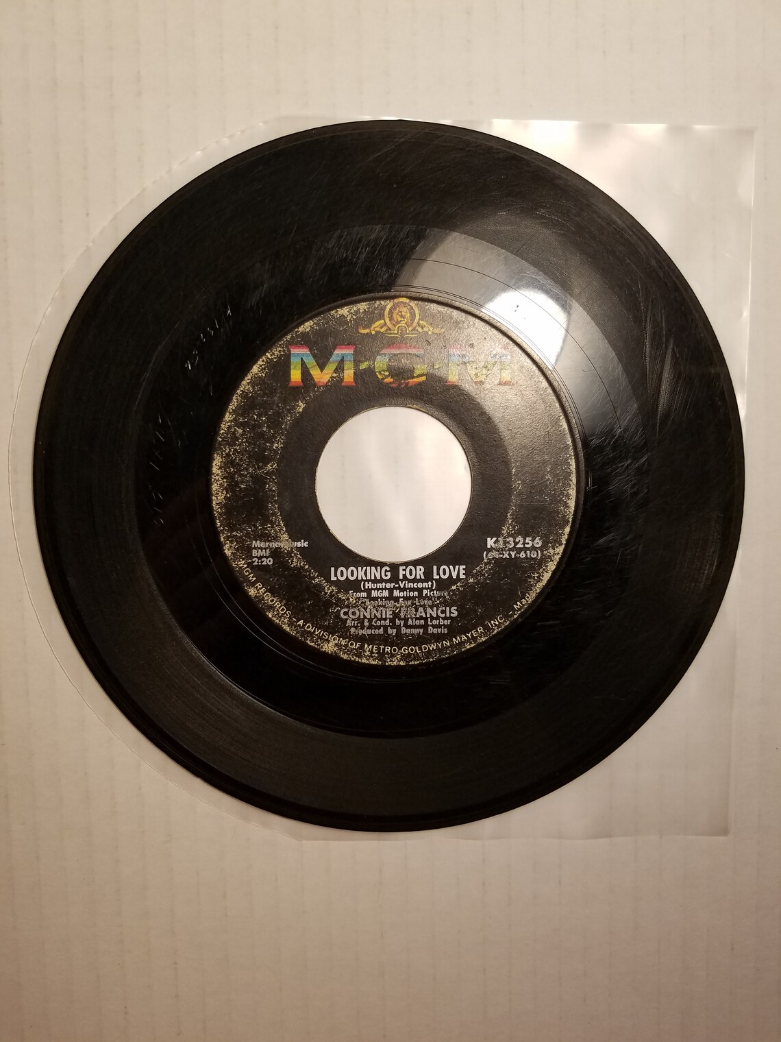 Connie Francis Looking For Love Vinyl 45 Record 1964, foto 1 di 2