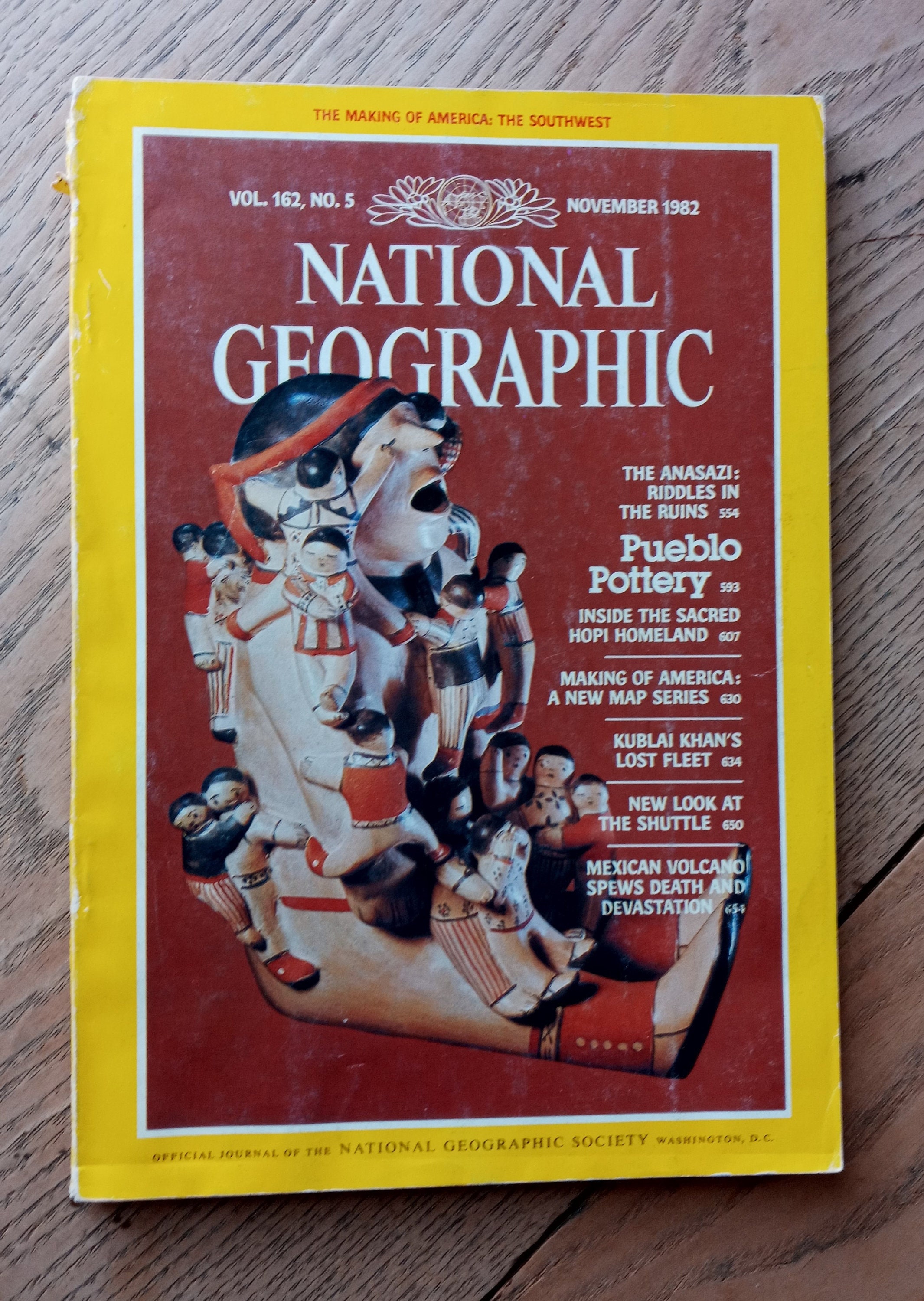 National Geographic Magazine November 1982 Vol 162 No 5 - Etsy