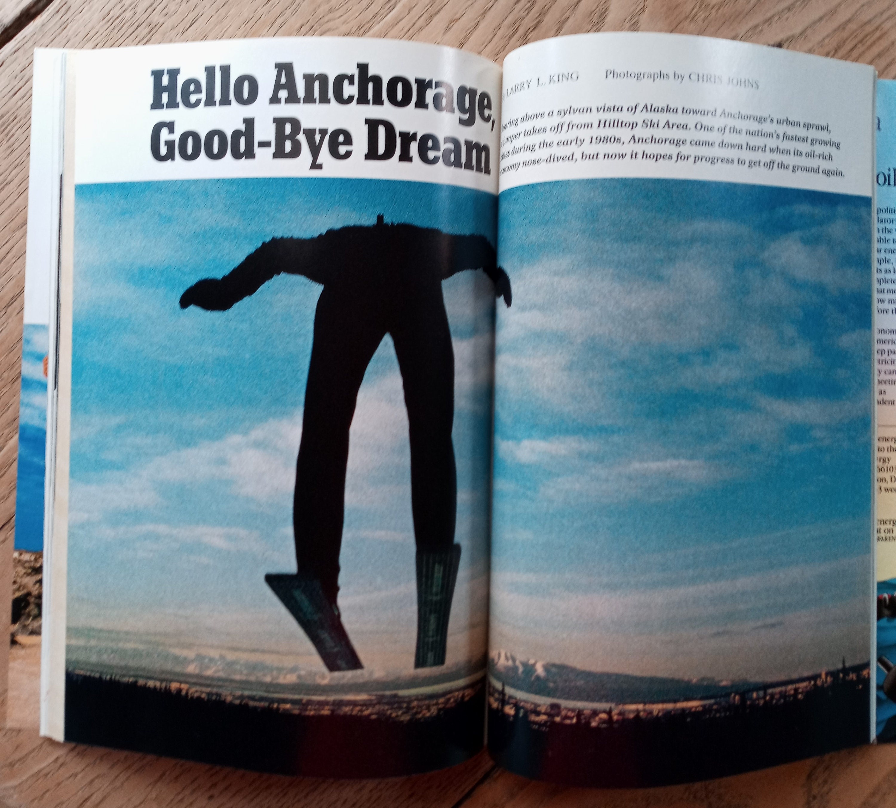 National Geographic Magazine March 1988 Hello Anchorage Goodbye Dream ...