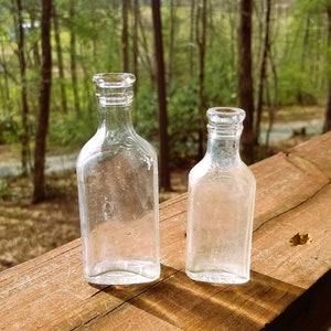 Antique Bottles Apothecary Medicine Lyric Glass