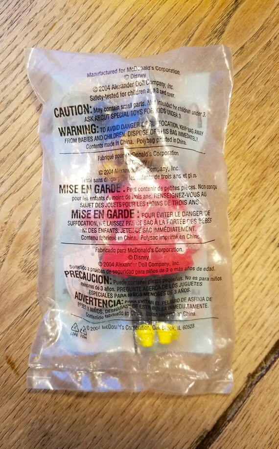 Madame Alexander Wendy Doll as Minnie Mouse 2004 Mcdonalds Toy