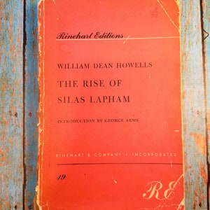 The Rise Of Silas Lapham William Dean Howell Paperback Book 1949